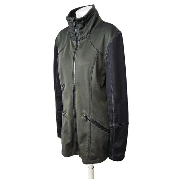 Zella Womens Full  Zip Fleece Lined Jacket Size Medium - Picture 10 of 10